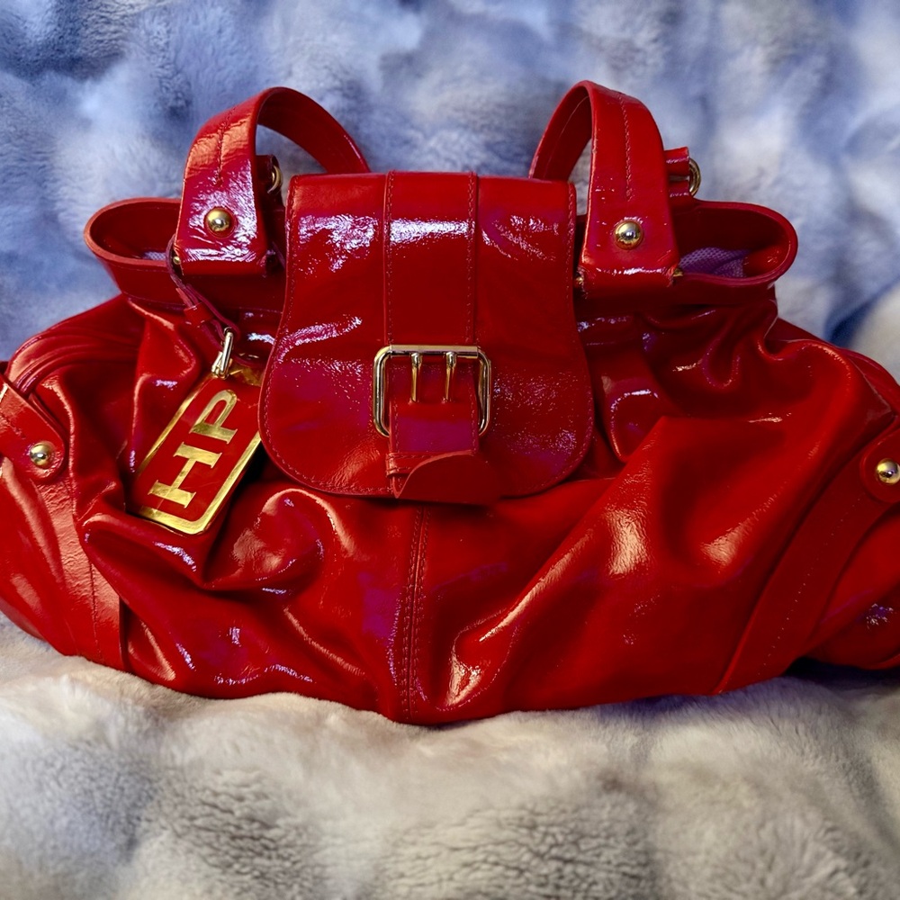 HP Shiny Red Women's Shoulder Bag